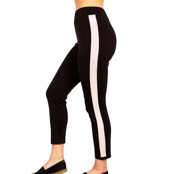 NEW ANGEL APPAREL track pant in black/stone - Picture 1 of 1